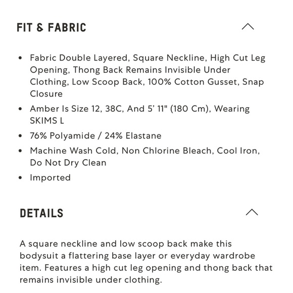 NWT | SKIMS | Fits Everybody Square Neck Bodysuit in Oxide - Picture 6 of 15